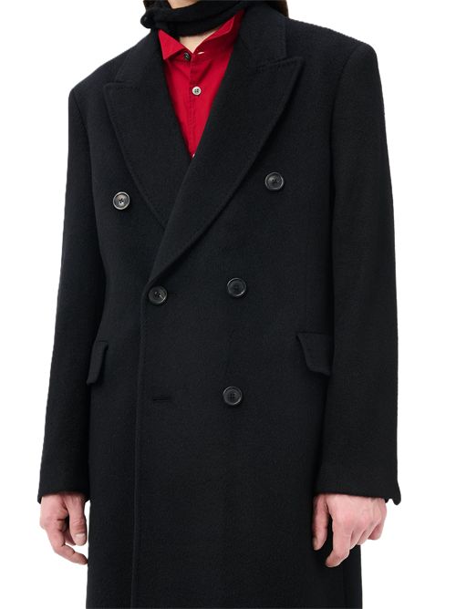 Black Hairy Wool whale coat Our Legacy Cappotto Our Legacy | M4201WBBLACK HOIRI WOO[
